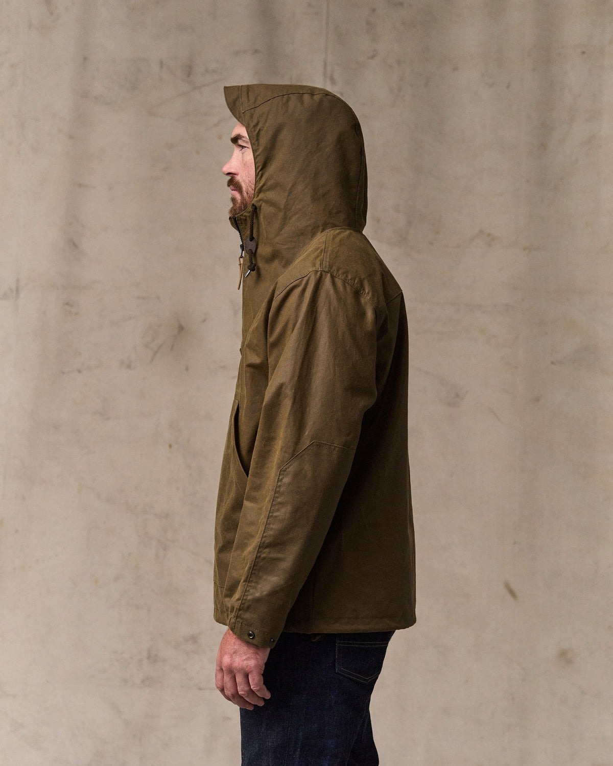 Filson Deals / Shelter Cloth Waxed Anorak - Dark Tan
