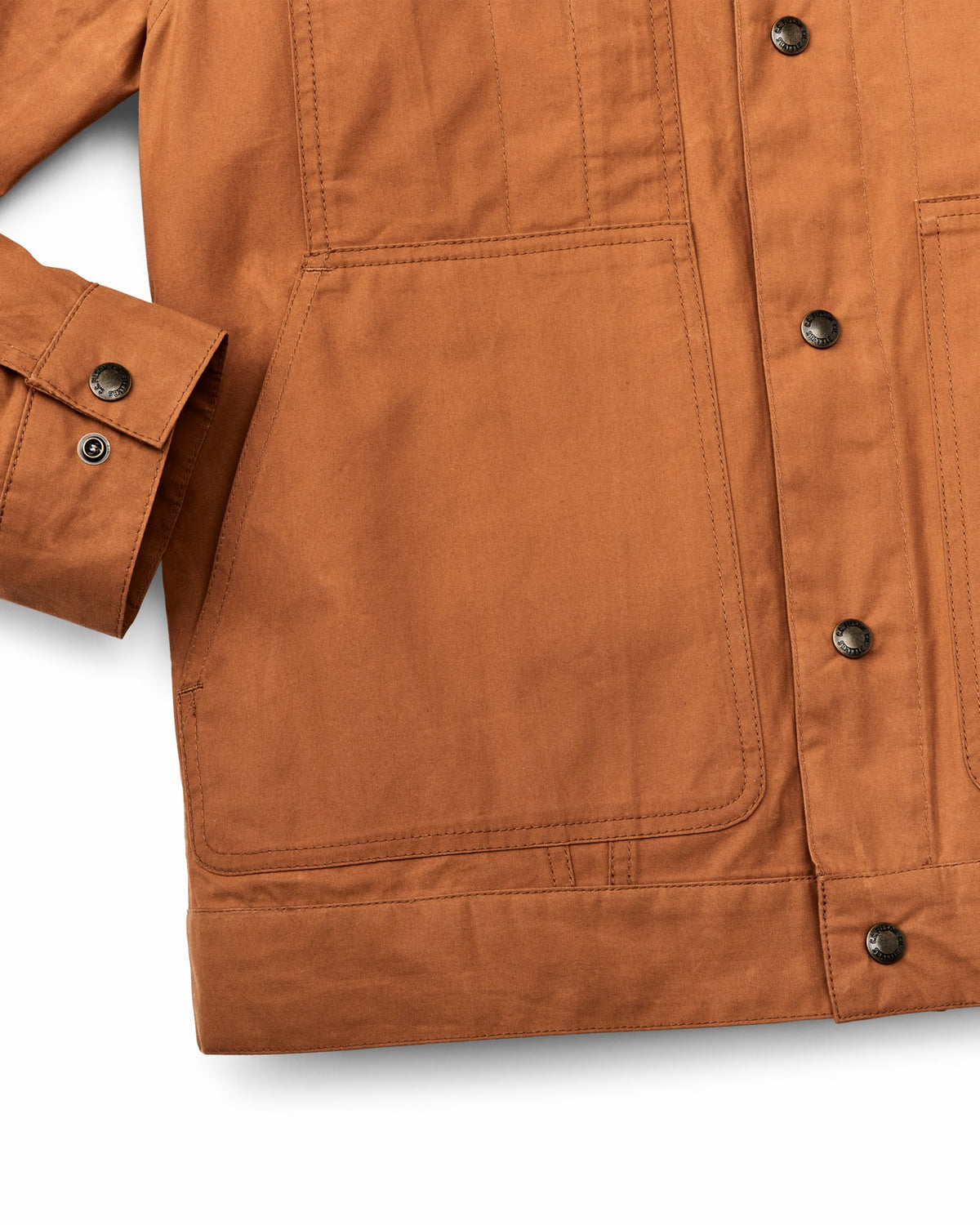 Filson Recommended / Dry Wax Short Cruiser Jacket - Bourbon