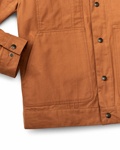 Filson Recommended / Dry Wax Short Cruiser Jacket - Bourbon
