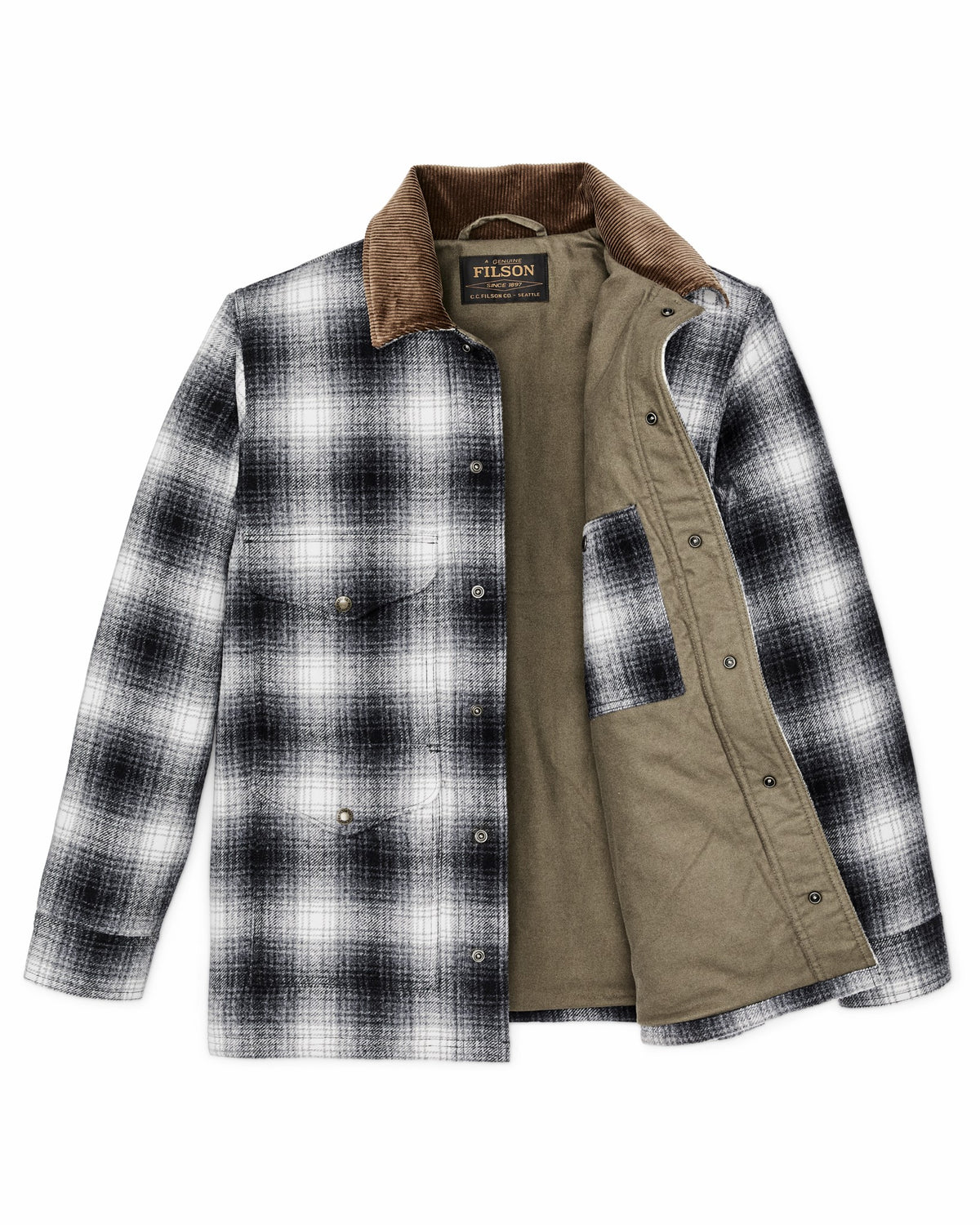 Filson Everyday / Spokane Insulated Cruiser Jacket - Charcoal Ombre