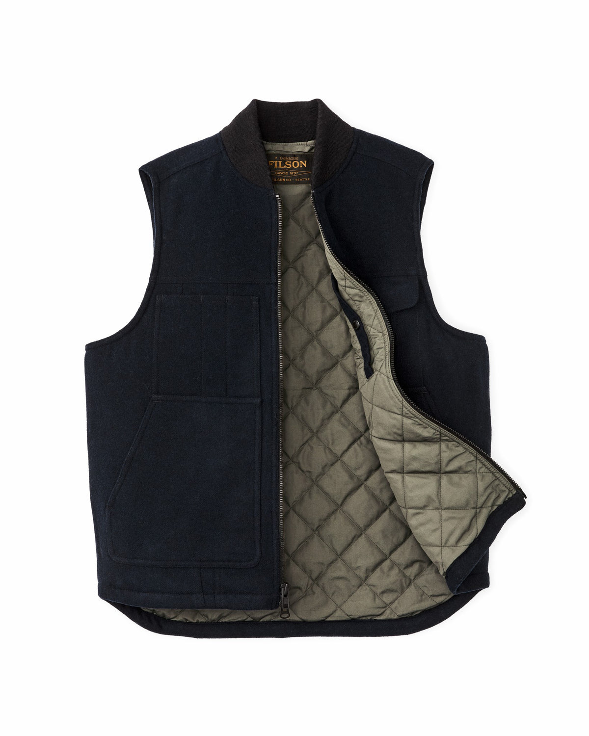 Filson Popular / Spokane Insulated Work Vest - Navy