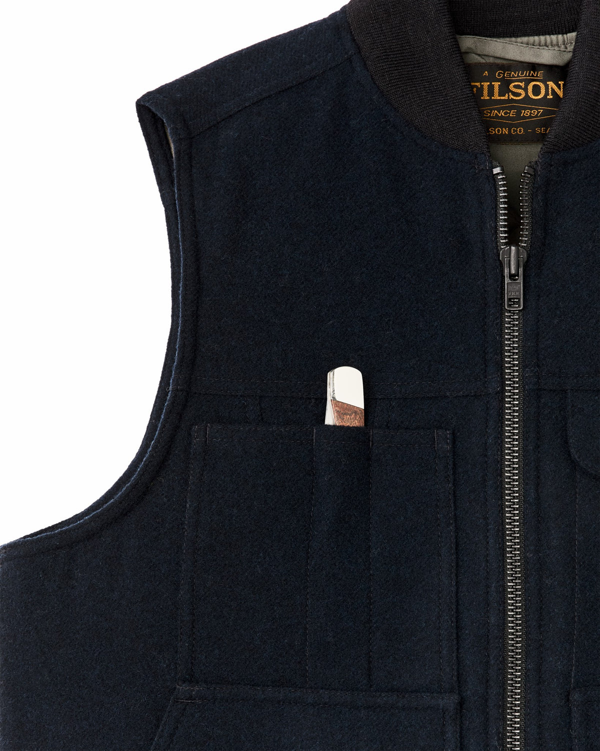 Filson Popular / Spokane Insulated Work Vest - Navy