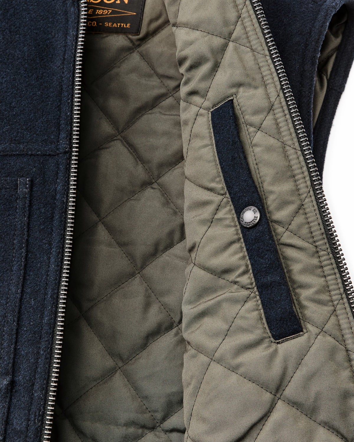 Filson Popular / Spokane Insulated Work Vest - Navy