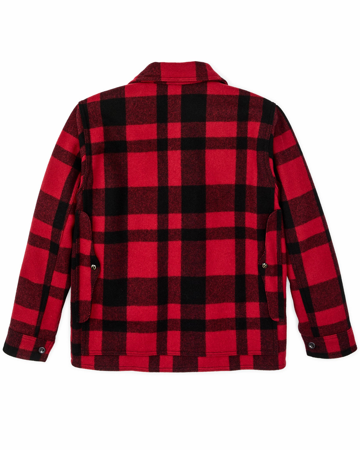 Filson Popular / 1940s Mackinaw Wool Cruiser Jacket - Red / Black Heritage Plaid