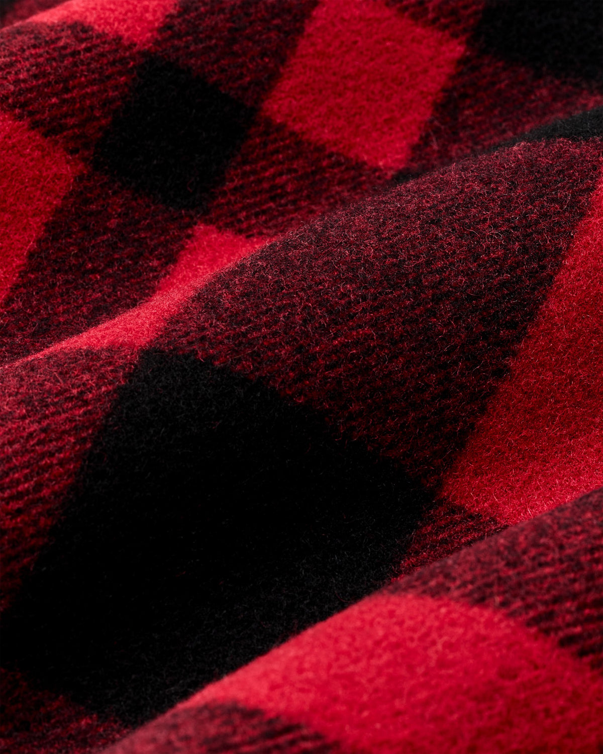 Filson Popular / 1940s Mackinaw Wool Cruiser Jacket - Red / Black Heritage Plaid