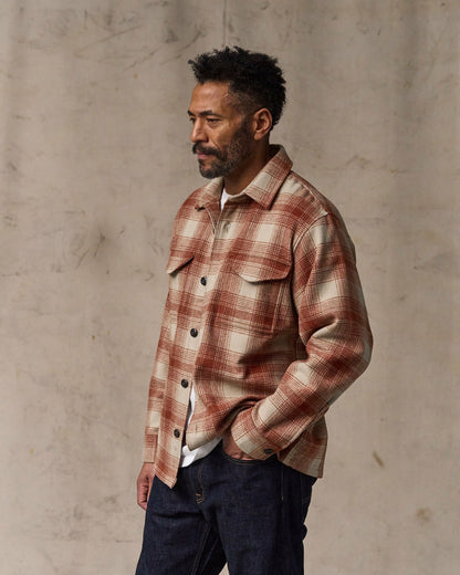 Filson Customer Favorite / Wool Jac-shirt - Brick Multi Plaid