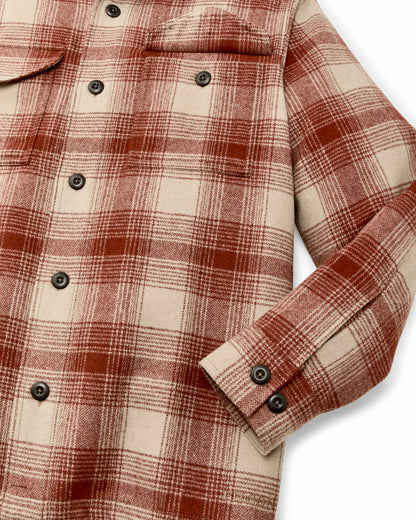 Filson Customer Favorite / Wool Jac-shirt - Brick Multi Plaid