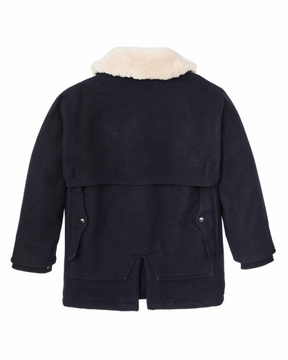Filson Popular / Lined Mackinaw Wool Packer Coat - Dark Navy