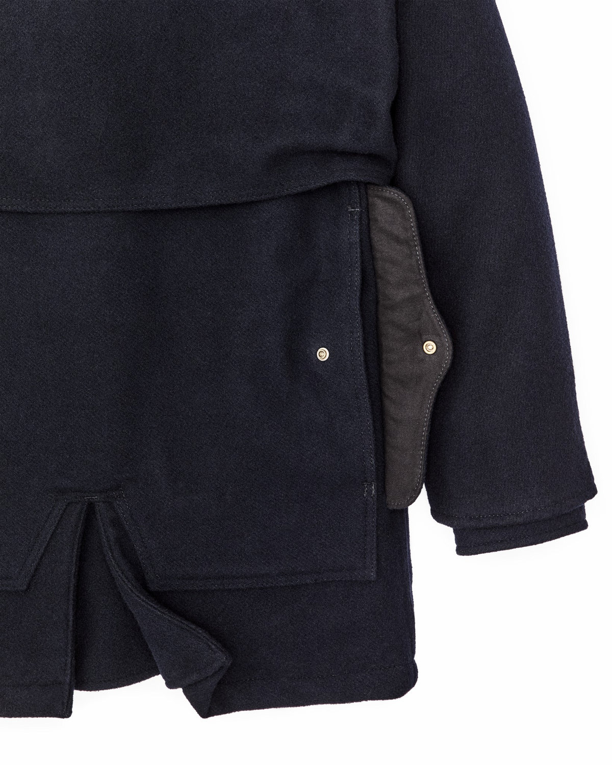 Filson Popular / Lined Mackinaw Wool Packer Coat - Dark Navy