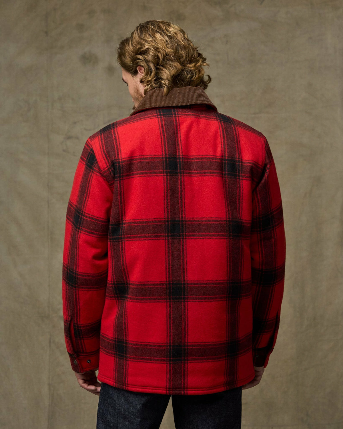 Filson Great Value / Spokane Insulated Cruiser Jacket - Red / Black Windowpane