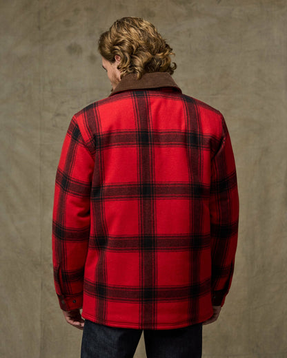 Filson Great Value / Spokane Insulated Cruiser Jacket - Red / Black Windowpane