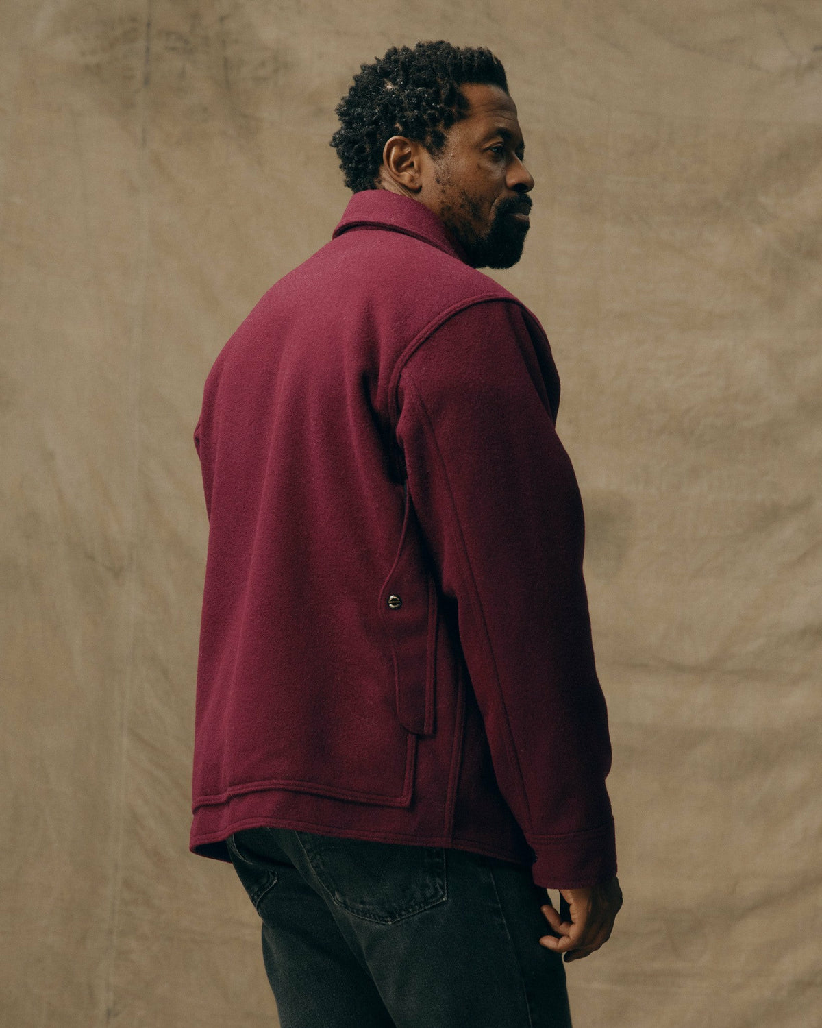 Filson Discount / 1940s Mackinaw Wool Cruiser Jacket - Wine