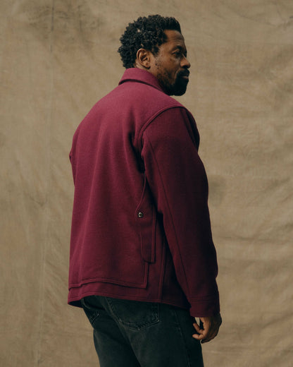 Filson Discount / 1940s Mackinaw Wool Cruiser Jacket - Wine
