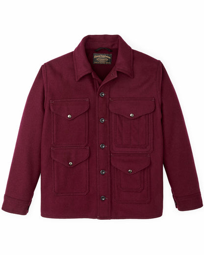 Filson Discount / 1940s Mackinaw Wool Cruiser Jacket - Wine