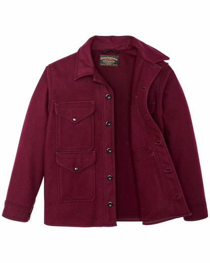 Filson Discount / 1940s Mackinaw Wool Cruiser Jacket - Wine