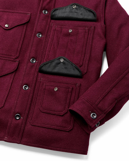 Filson Discount / 1940s Mackinaw Wool Cruiser Jacket - Wine