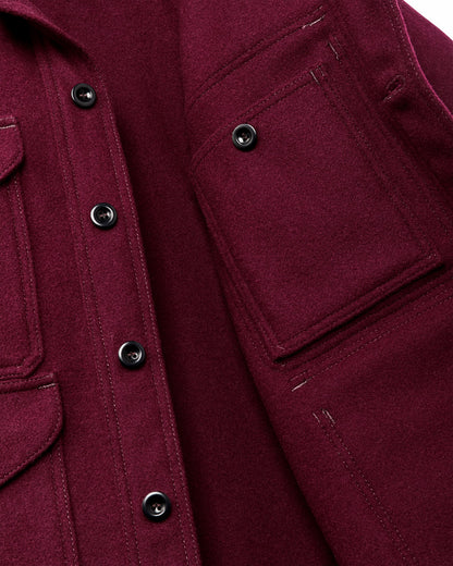 Filson Discount / 1940s Mackinaw Wool Cruiser Jacket - Wine