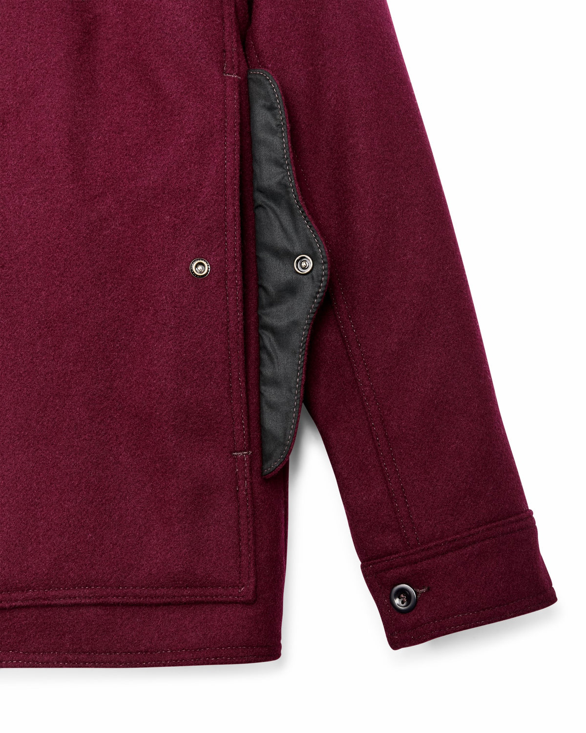 Filson Discount / 1940s Mackinaw Wool Cruiser Jacket - Wine