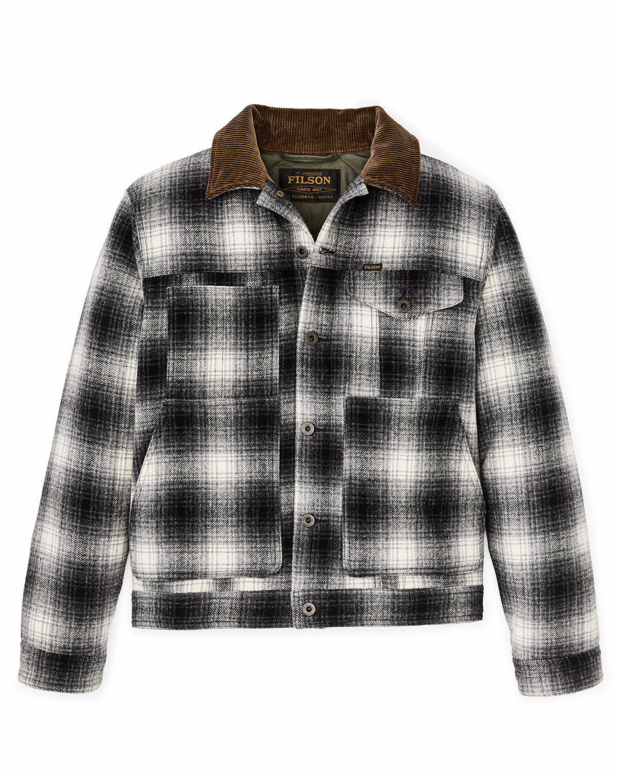 Filson Discount / Spokane Insulated Short Cruiser - Charcoal Ombre