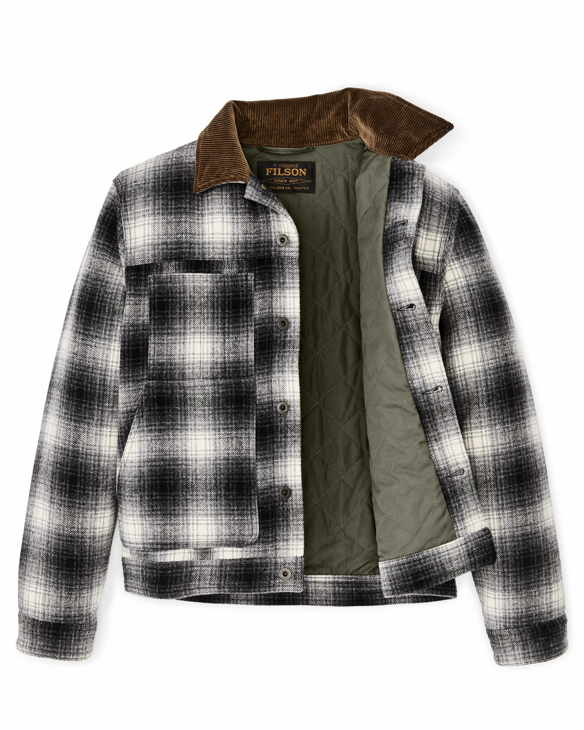 Filson Discount / Spokane Insulated Short Cruiser - Charcoal Ombre