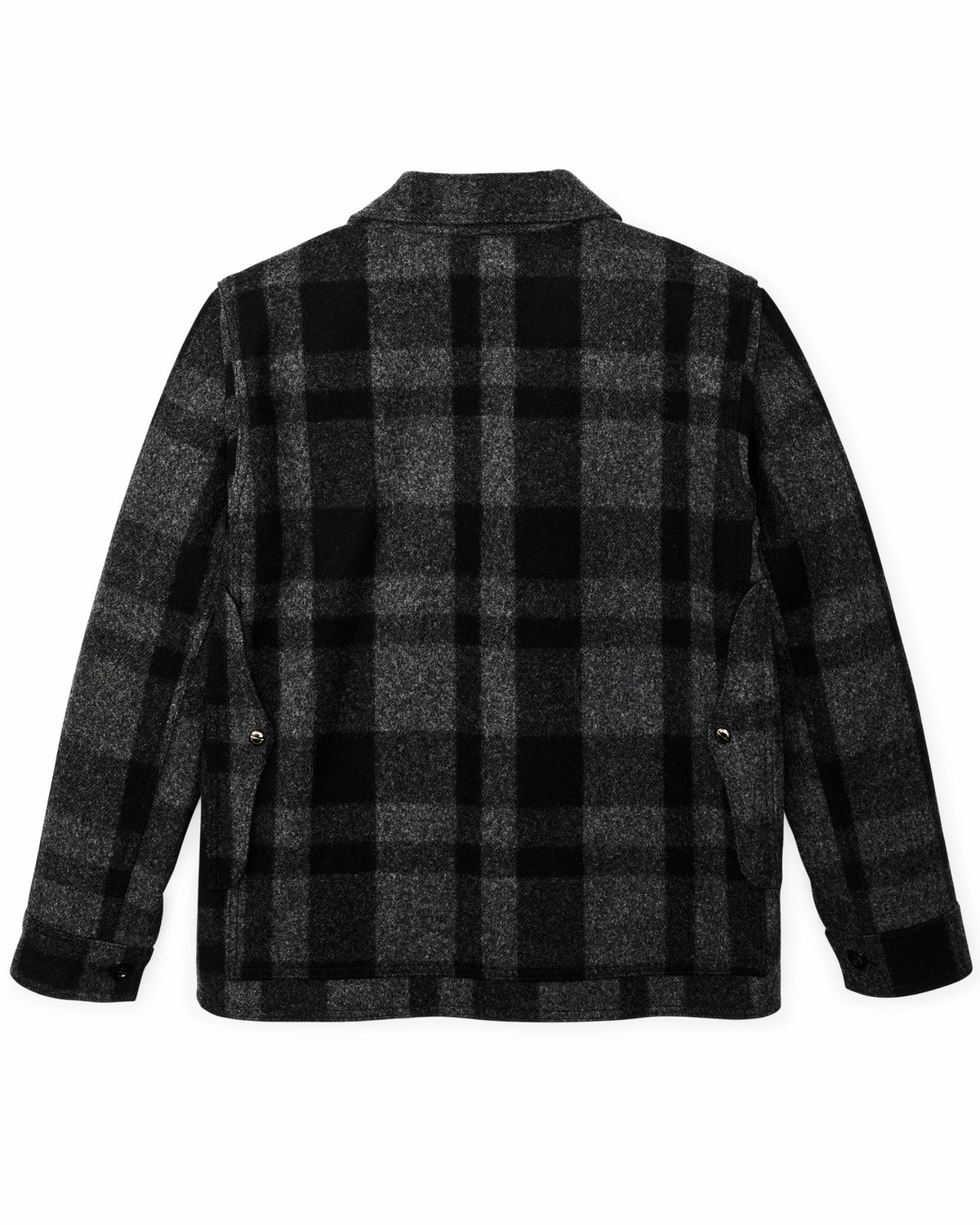 Filson Classic / 1940s Mackinaw Wool Cruiser Jacket - Charcoal / Black Heritage Plaid
