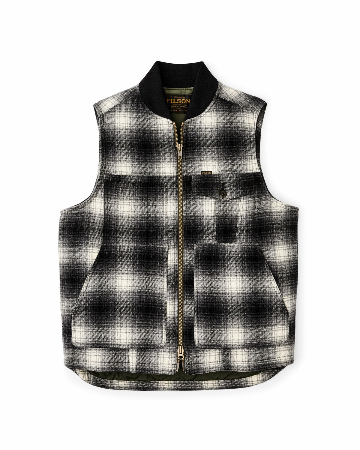 Filson Best Price / Spokane Insulated Work Vest - Charcoal Ombre