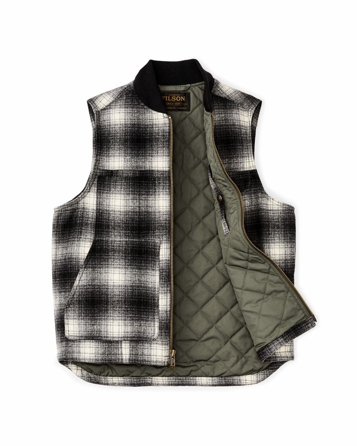 Filson Best Price / Spokane Insulated Work Vest - Charcoal Ombre