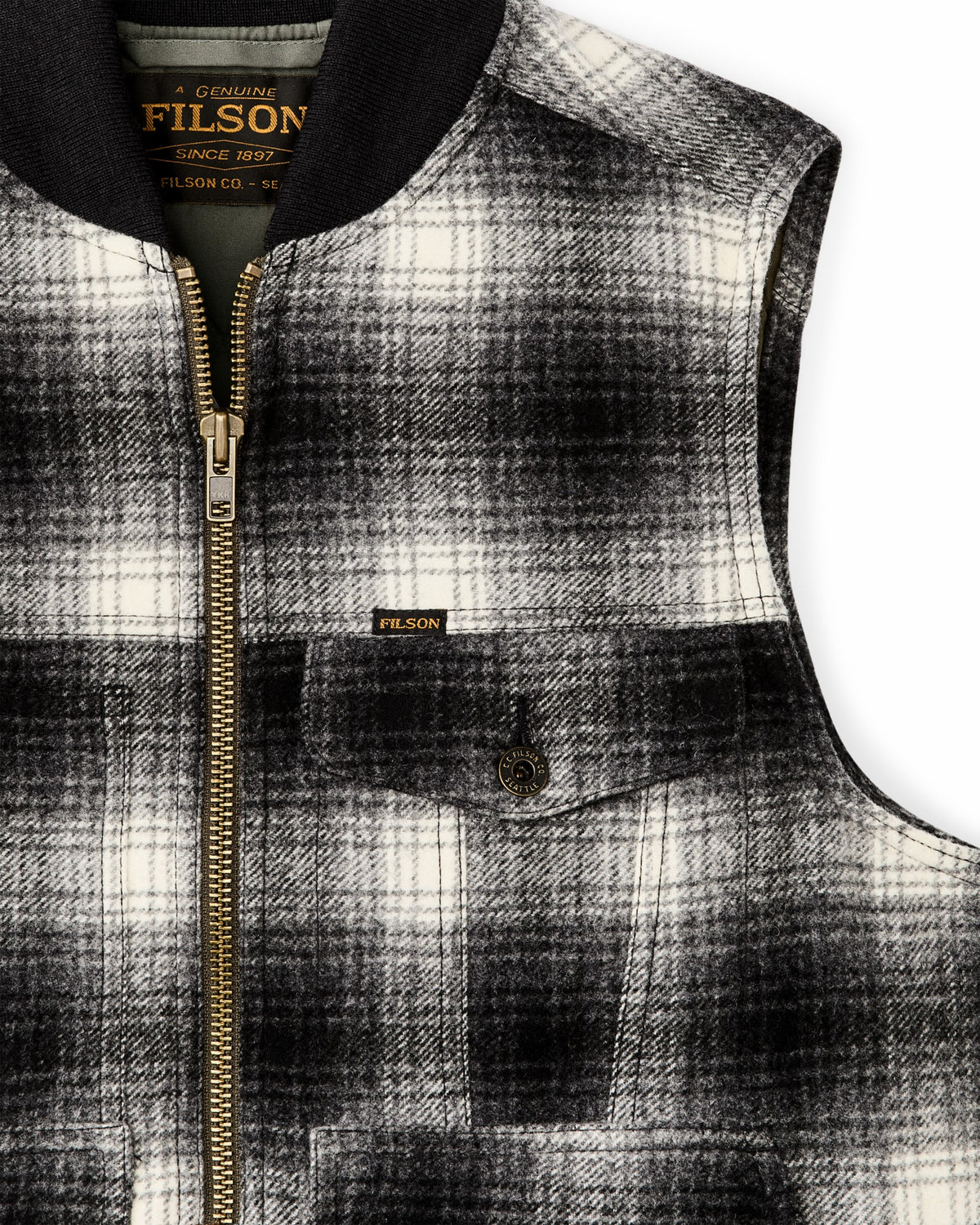 Filson Best Price / Spokane Insulated Work Vest - Charcoal Ombre