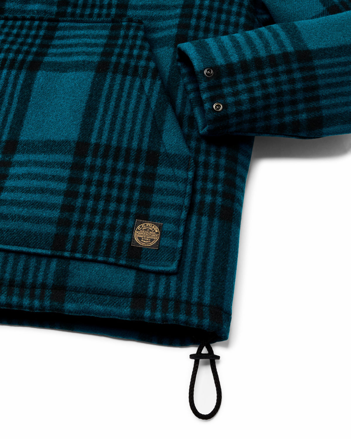 Filson Special Offer / Mackinaw Wool Anorak - Blue / Black Plaid