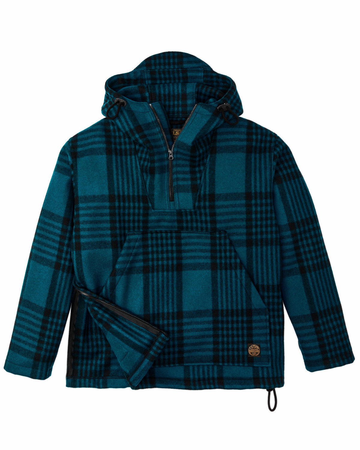 Filson Special Offer / Mackinaw Wool Anorak - Blue / Black Plaid