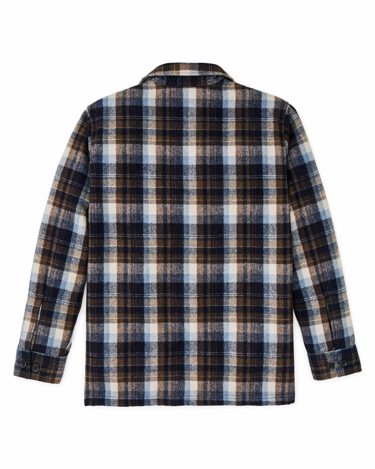 Filson Special Offer / Wool Jac-shirt - Brown / Light Blue Multi Plaid