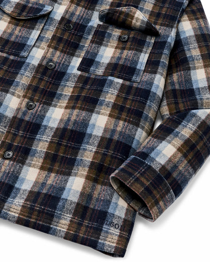 Filson Special Offer / Wool Jac-shirt - Brown / Light Blue Multi Plaid