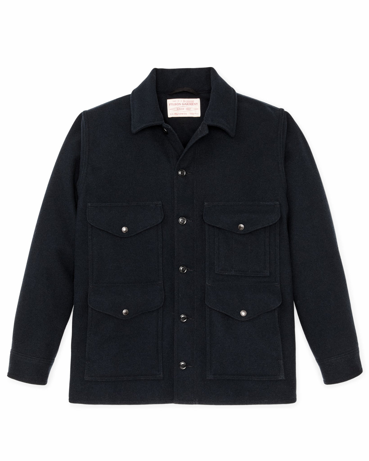 Filson Top Pick / Seattle Wool Cruiser Jacket - Navy