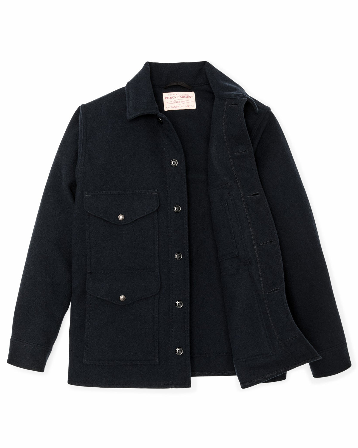 Filson Top Pick / Seattle Wool Cruiser Jacket - Navy