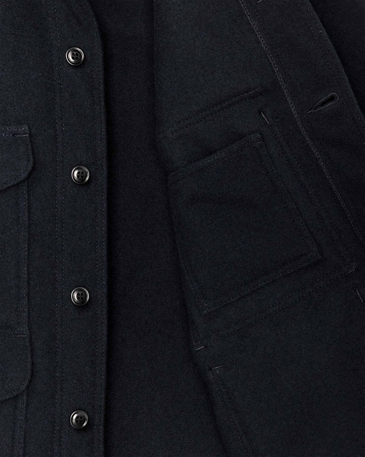 Filson Top Pick / Seattle Wool Cruiser Jacket - Navy