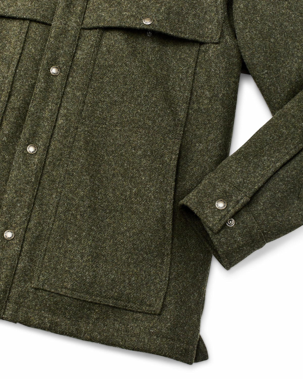 Filson Hot Sale / Mackinaw Wool Cape Coat - Forest Green