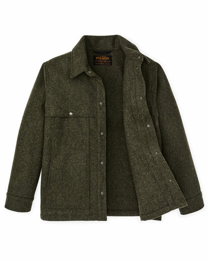 Filson Hot Sale / Mackinaw Wool Cape Coat - Forest Green