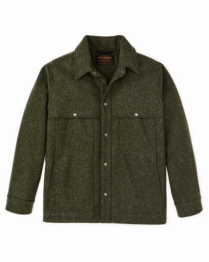 Filson Hot Sale / Mackinaw Wool Cape Coat - Forest Green