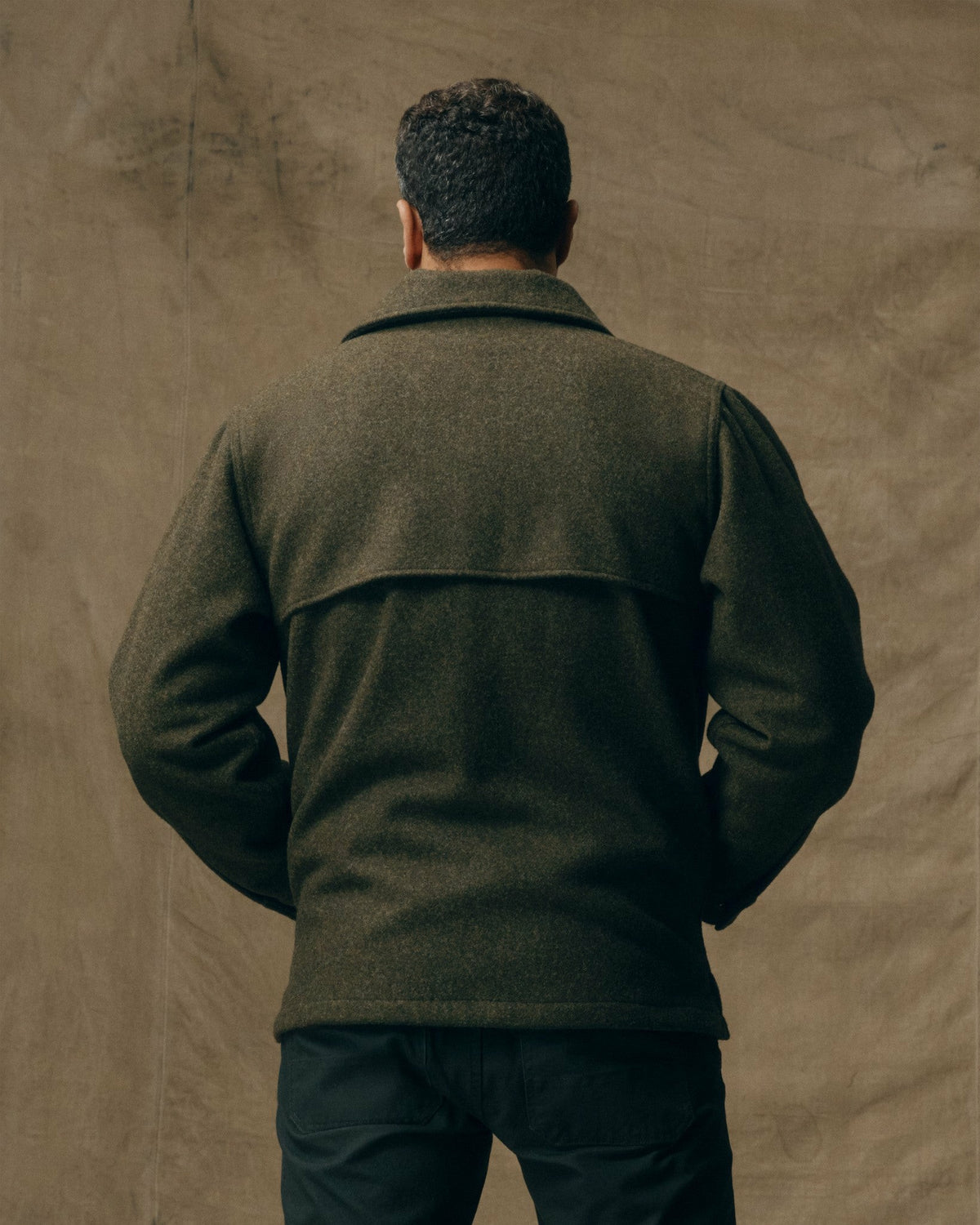 Filson Hot Sale / Mackinaw Wool Cape Coat - Forest Green