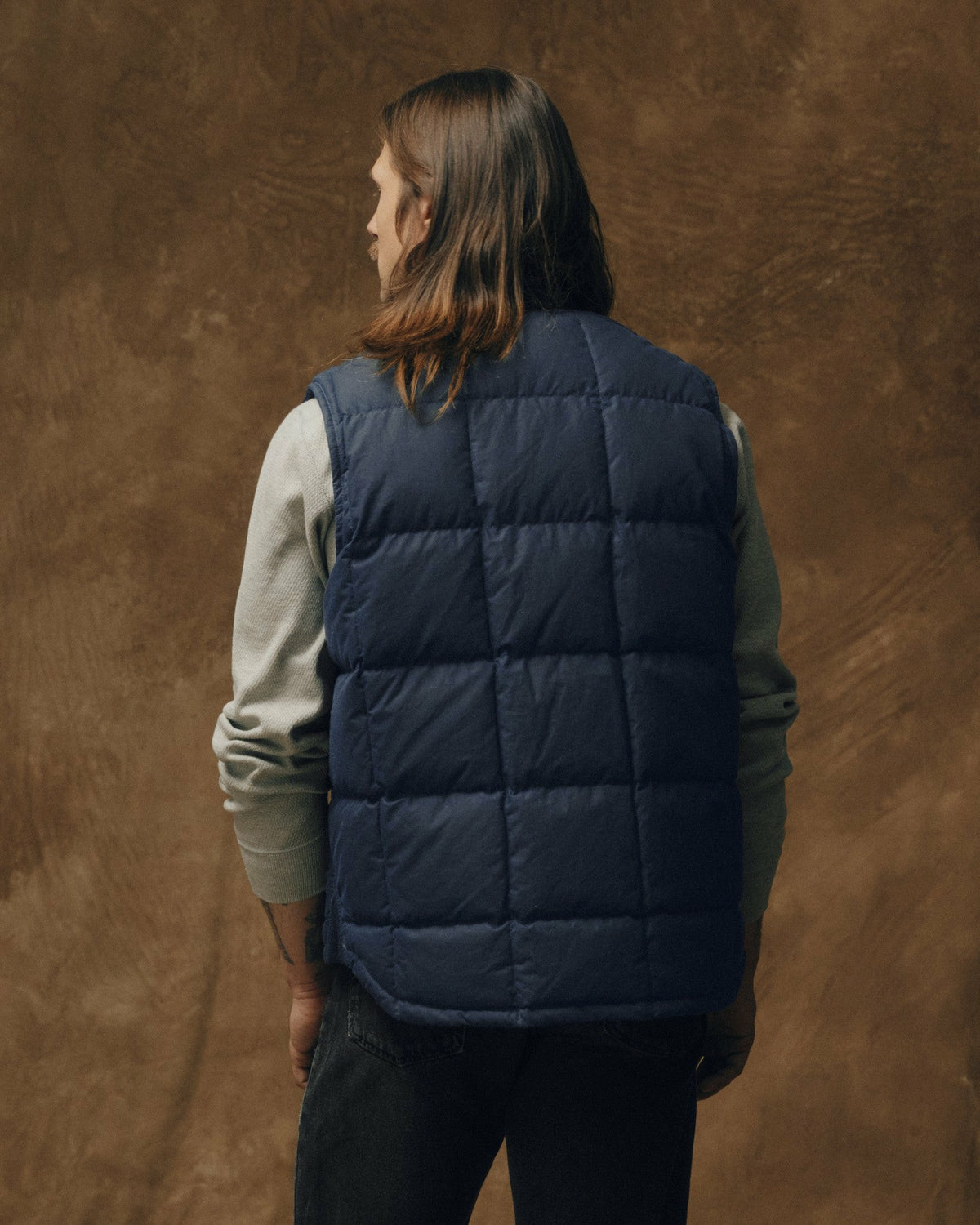Filson Popular / Waxed Down Vest - Night Sky