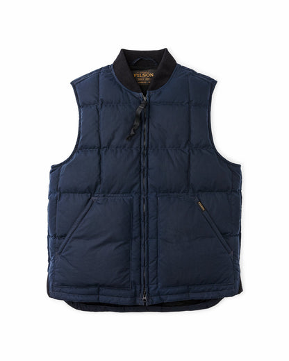 Filson Popular / Waxed Down Vest - Night Sky