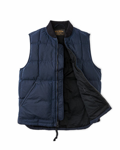 Filson Popular / Waxed Down Vest - Night Sky