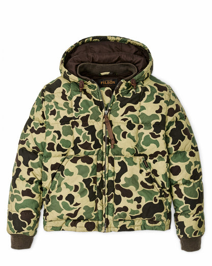 Filson Essential / Waxed Down Jacket - Tundra Shrub Camo