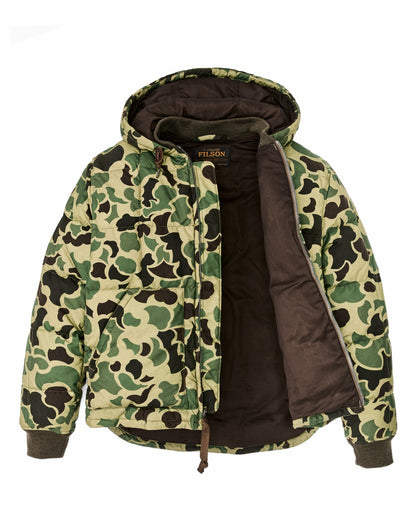Filson Essential / Waxed Down Jacket - Tundra Shrub Camo
