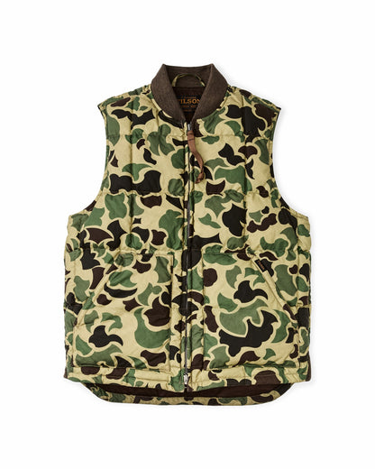 Filson Sale / Waxed Down Vest - Tundra Shrub Camo