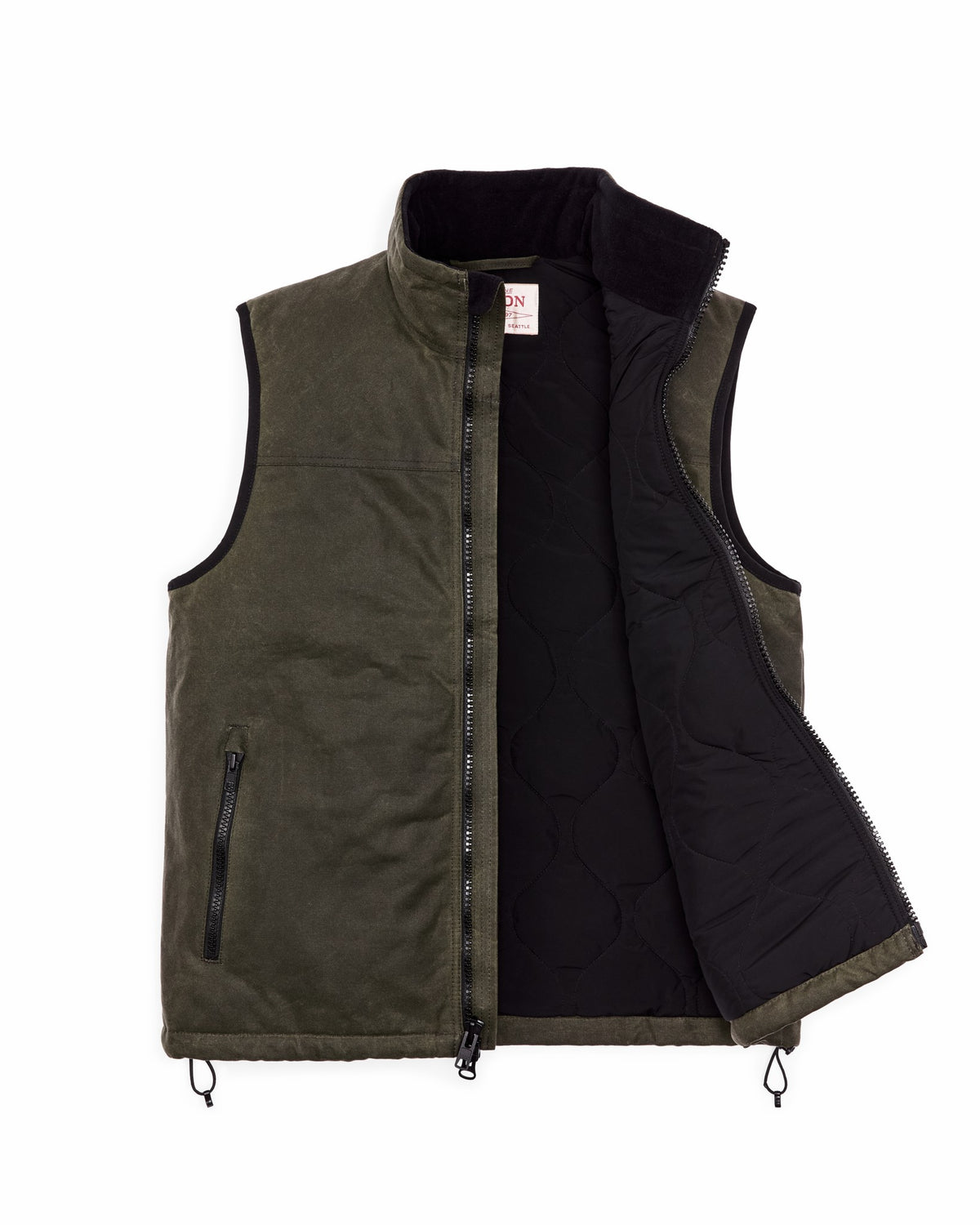 Filson Discount / Tin Cloth Primaloft Vest - Otter Green