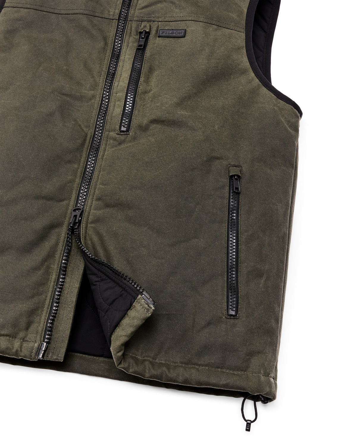 Filson Discount / Tin Cloth Primaloft Vest - Otter Green