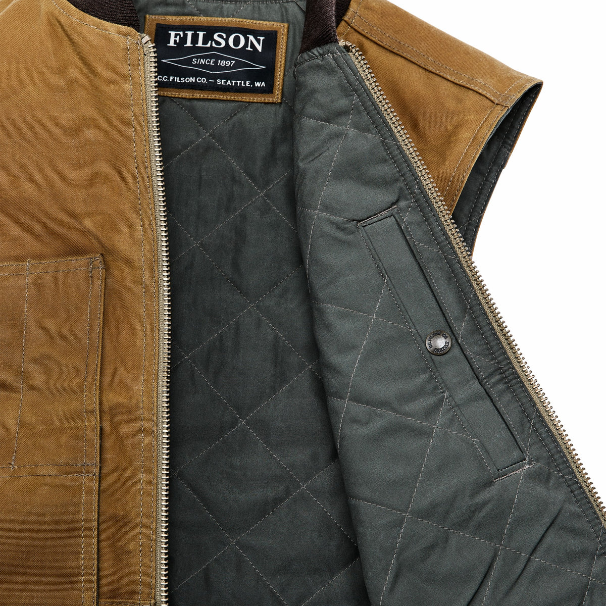 Filson Recommended / Waxed Canvas Insulated Work Vest
