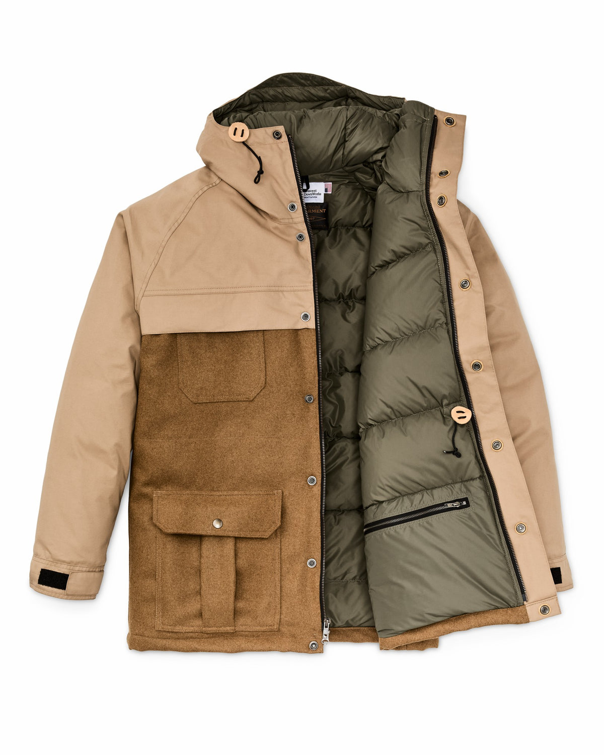 Filson Best Seller / Filson X Crescent Down Works Parka - Dark Tan / Tan