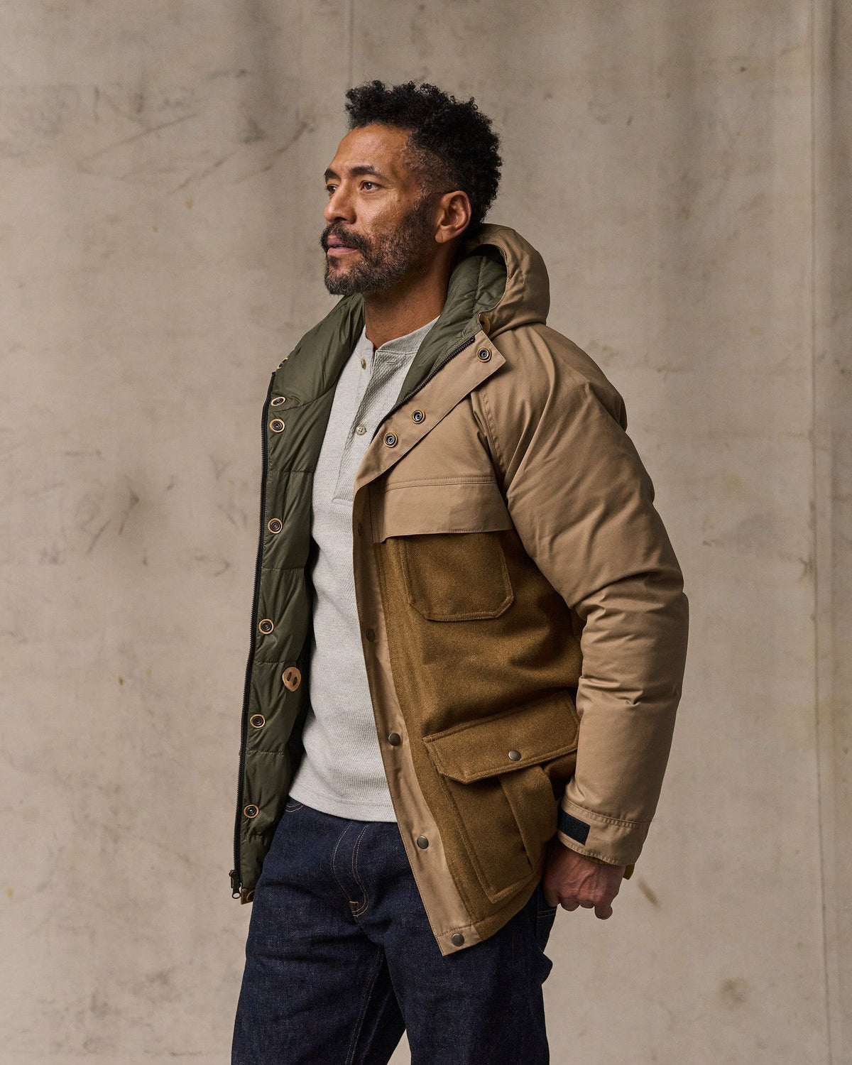 Filson Best Seller / Filson X Crescent Down Works Parka - Dark Tan / Tan